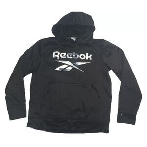 Reebok Training Men's Hoodie Training Pullover Fleece Camo Black Size Large B001